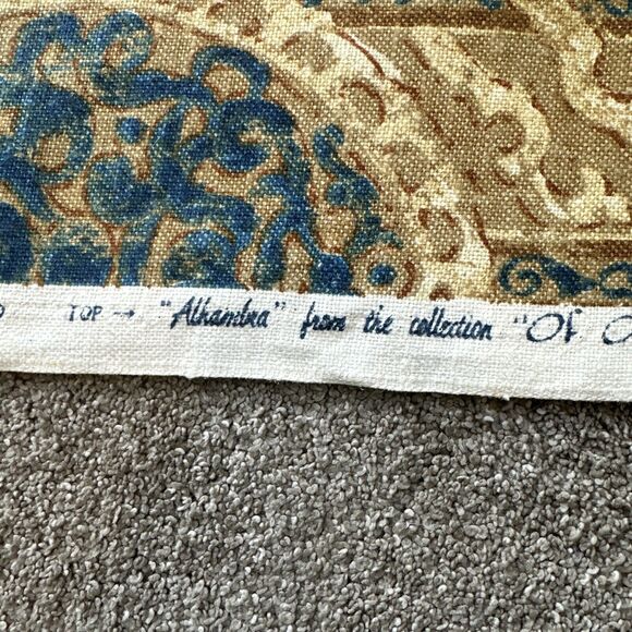 Warner & Sons Limited Upholstery Fabric Alexandra of Ornaments & Arabesques 4 yd - Picture 3 of 8